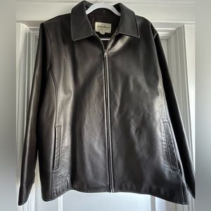 Eddie Bauer Leather Jacket, 2XL